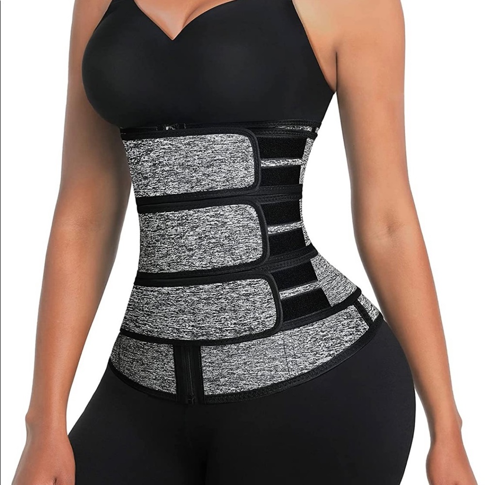 Tummy control waist trainer for women 3 straps. Medium